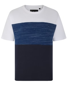 KAM Cut And Sew Inject Tee Moonlight